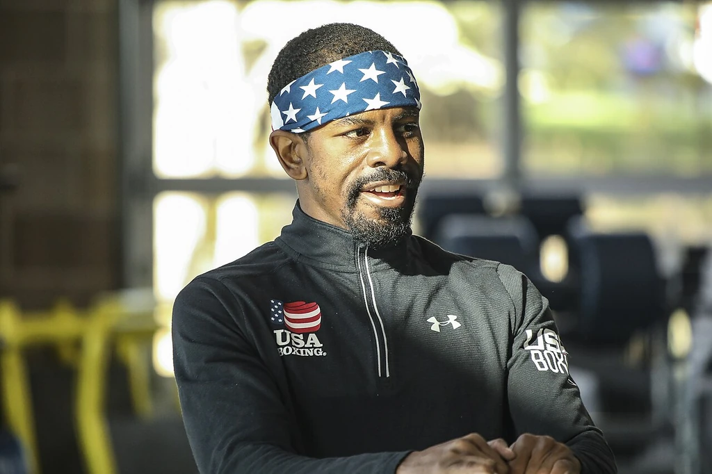 Jamel Herring at a training camp
