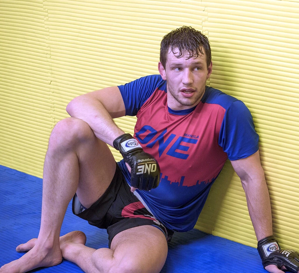 Reinier de Ridder training