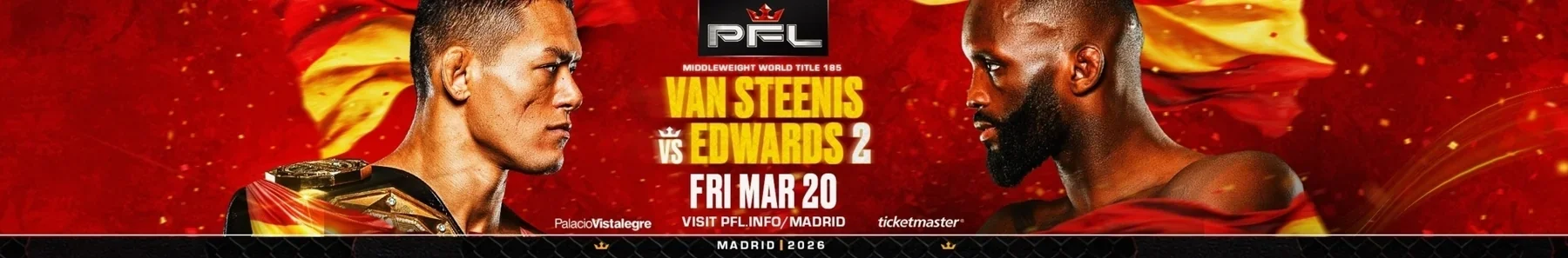 PFL Madrid: Van Steenis vs Edwards 2